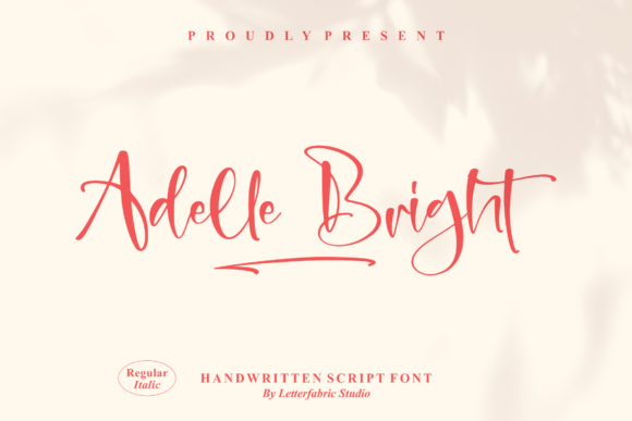 Adelle Bright: A Chic Script Font for Web Headers