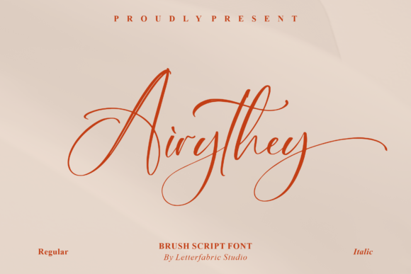 Airythey: A Fluid Script Typeface for Modern Web Design