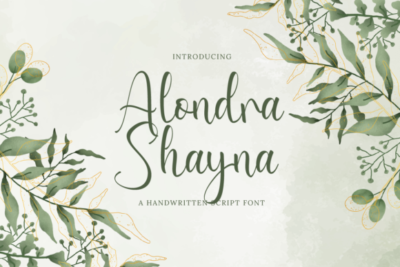 Alondra Shayna: A Script Font for Modern Web Design