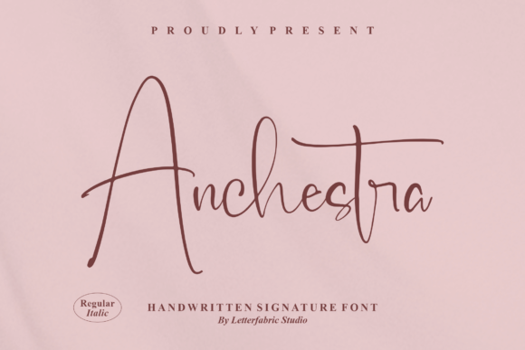 Anchestra: A Relaxed Handwritten Font for Authentic Branding