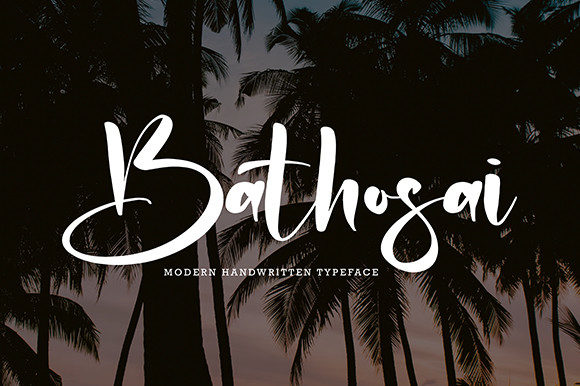 Bathosai: A Designer's Take on Modern Script Typography