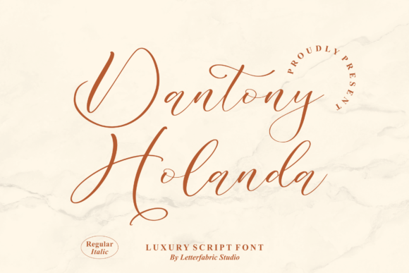 Dantony Holanda: A Stylish Script Font for Web Design