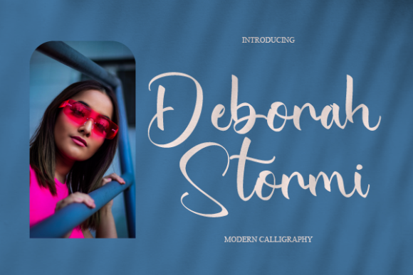 Deborah Stormi: A Delicate Script Font for Handmade Brands