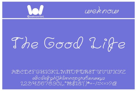 Designing With The Good Life: A Handwritten Font for Editorial Stories