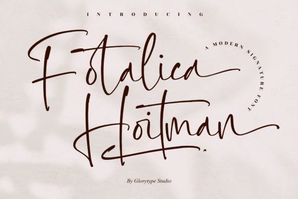 Fotalica Hoitman: A Script Font for Modern Campaigns