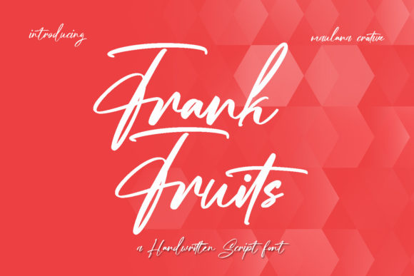 Frankfruits: A Fancy Script Font for Branding
