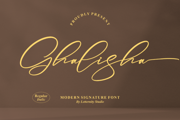 Ghalisha: A Fluid Script Font for Editorial Design