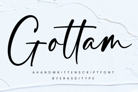 Gottam: A Refined Script Typeface for Modern Web Design