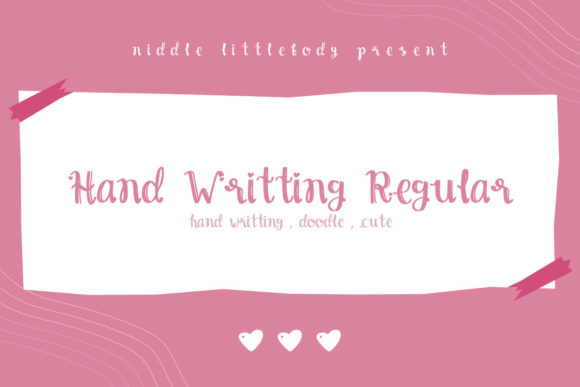 Hand Writting: A Versatile Script Font for Authentic Branding