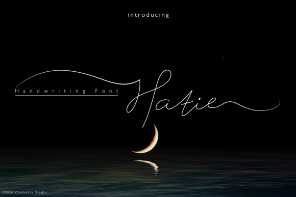 Hatie: A Delicate Script Font for Editorial Design