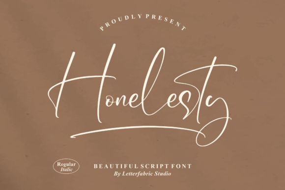 Honelesty: The Script Font That Stops the Scroll