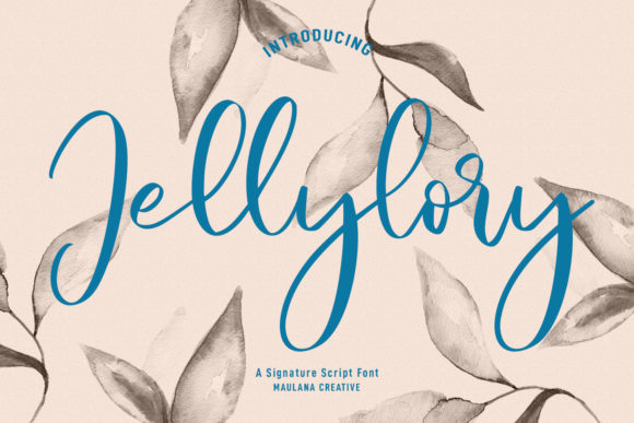 Jellylory Font: A Joyful Script for Handmade Brands