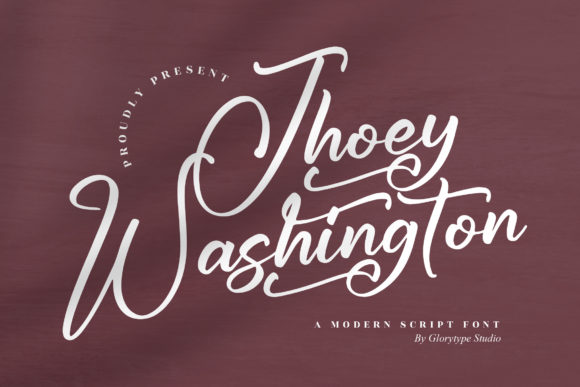Jhoey Washington: A Script Font for Branding