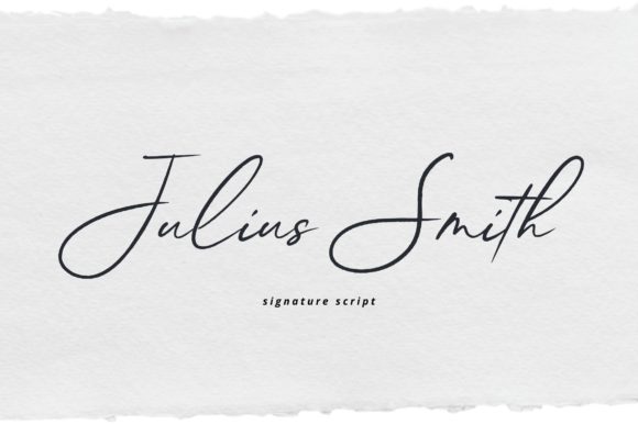 Julius Smith: The Perfect Script Font for Handmade Brands