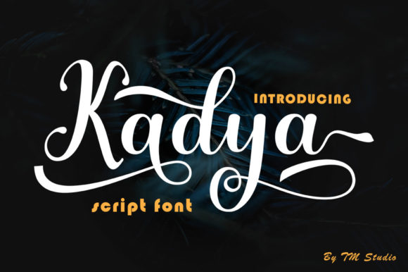 Kadya: A Thin Script Font for Elegant Brand Identity
