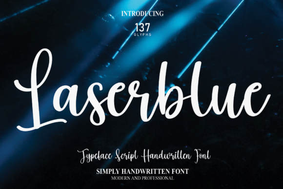 Laserblue Font Review: A Sweet Script for Modern Branding