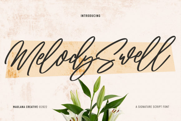 Melody Swell: A Joyful Script Font for Modern Branding