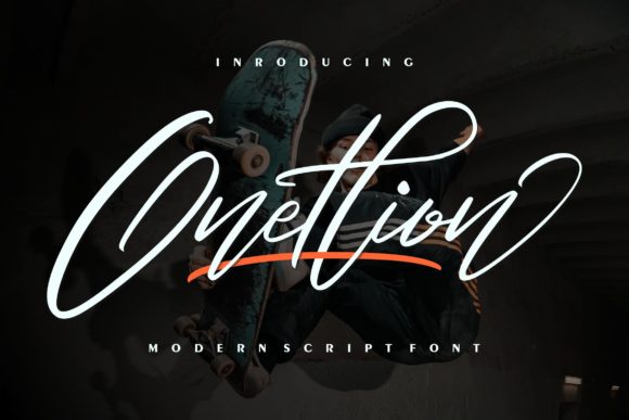 Onetlion: A Delicate Script Font for Elegant Brand Identity