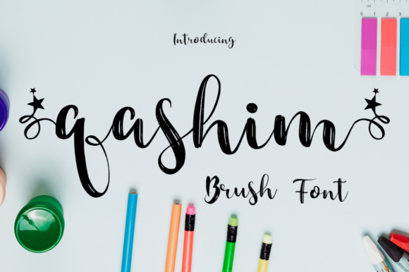 Qashim Font Review: A Brushed Script for Modern Branding