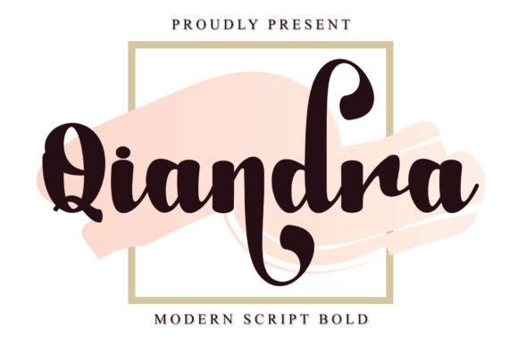 Qiandra: A Stylish Script Font for Bold Branding