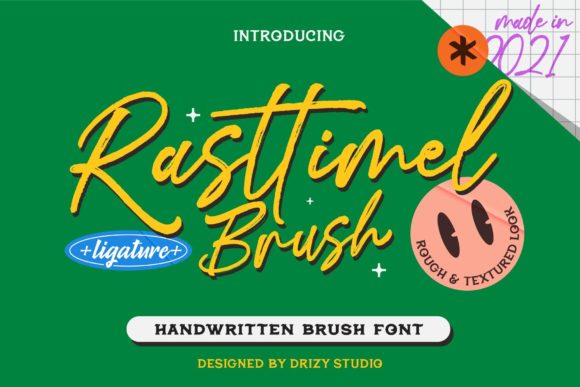 Rasttimel Brush: The Perfect Script Font for Makers