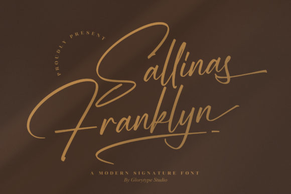 Sallinas Franklyn: A Stylish Script Font for Editorial Design