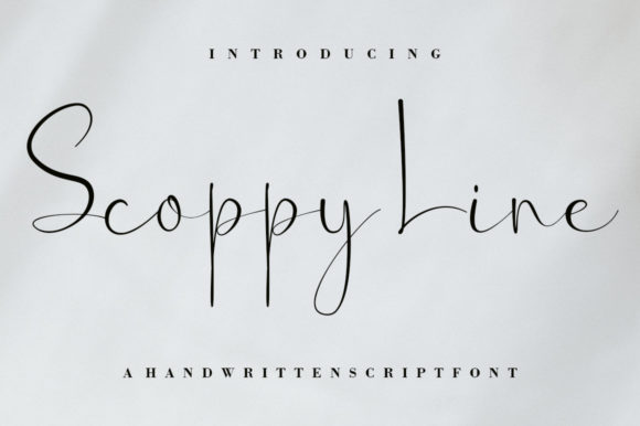 Scoppy Line: The Script Font That Elevates Small Business Branding