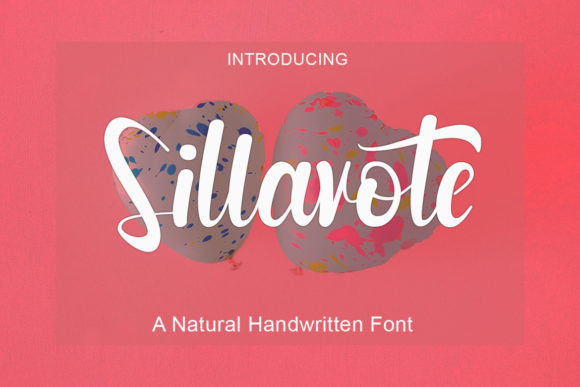 Sillavote: A Playful Script Font for Editorial Design